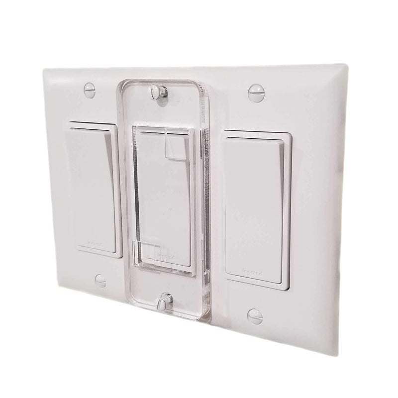 Decora Switch Plate Cover Guard, Child Protection, Residential, Lighting, Sump Pump, Indoor/Outdoor